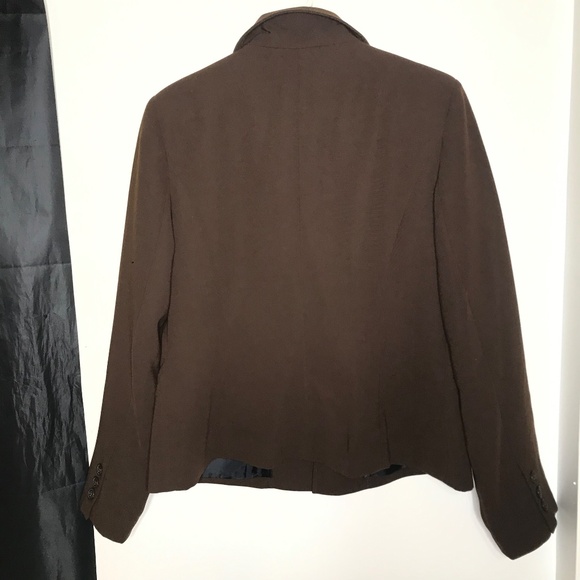 Le Grenier Brown Tailored Career Blazer Jacket - Picture 3 of 12